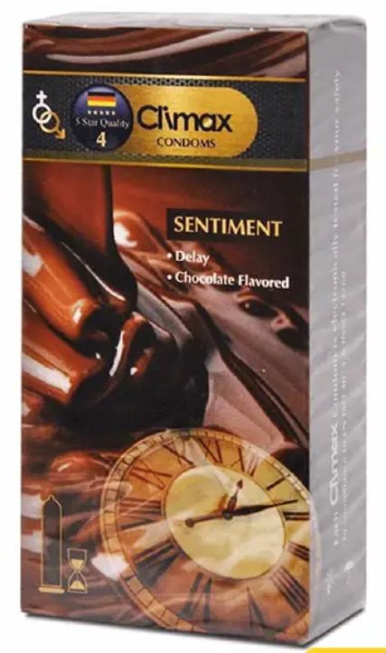 کاندوم کلایمکس تاخیری و خاردار شکلاتی (Climax Sentiment)
