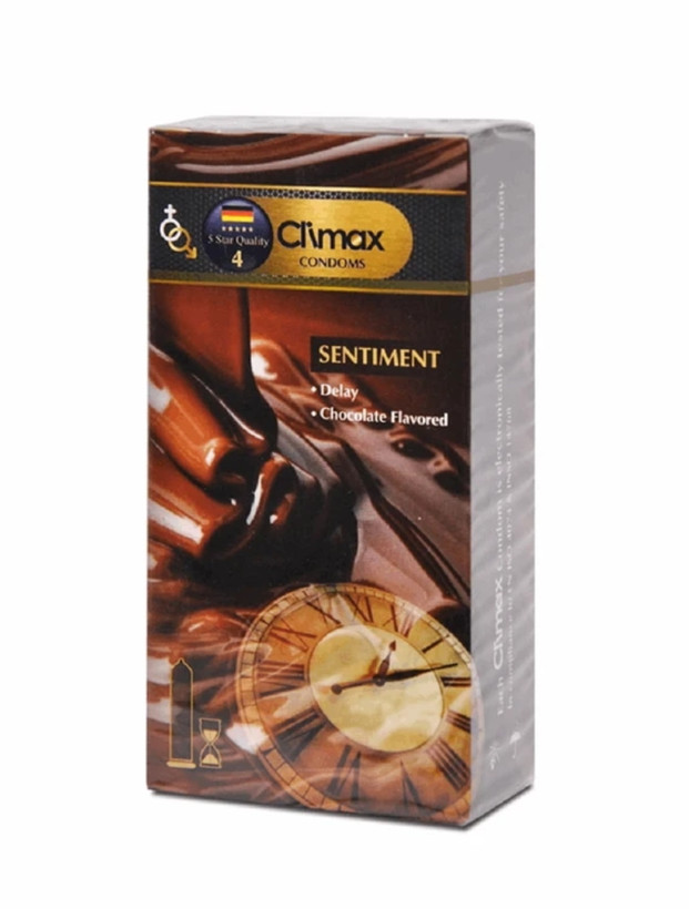کاندوم کلایمکس تاخیری و خاردار شکلاتی (Climax Sentiment)
